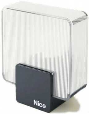 Nice Eldc Lampeggiante Led Luce Di Segnalazione Per Automazione 24v Con Antenna Integrata 433 Mhz