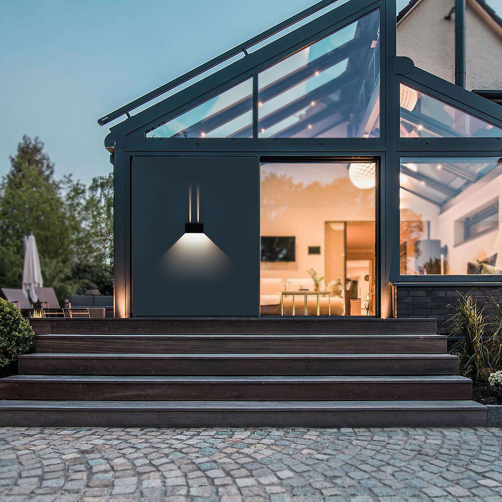 Marbella Duo Corten Faretto Led Da Esterno A 4 Fasci Regolabili Ip65