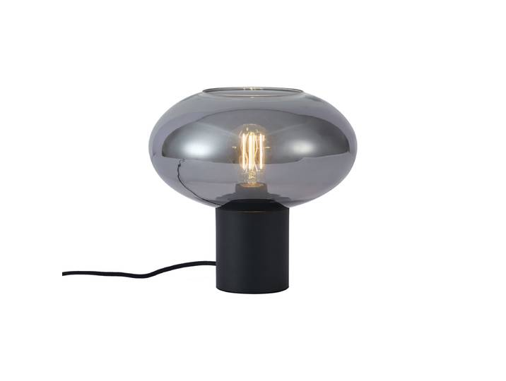 Lampe de table design noire avec verre fumé - Umbrella