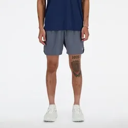 NEW BALANCE Herren Shorts Mens Running Short, Größe S in Grau 41283