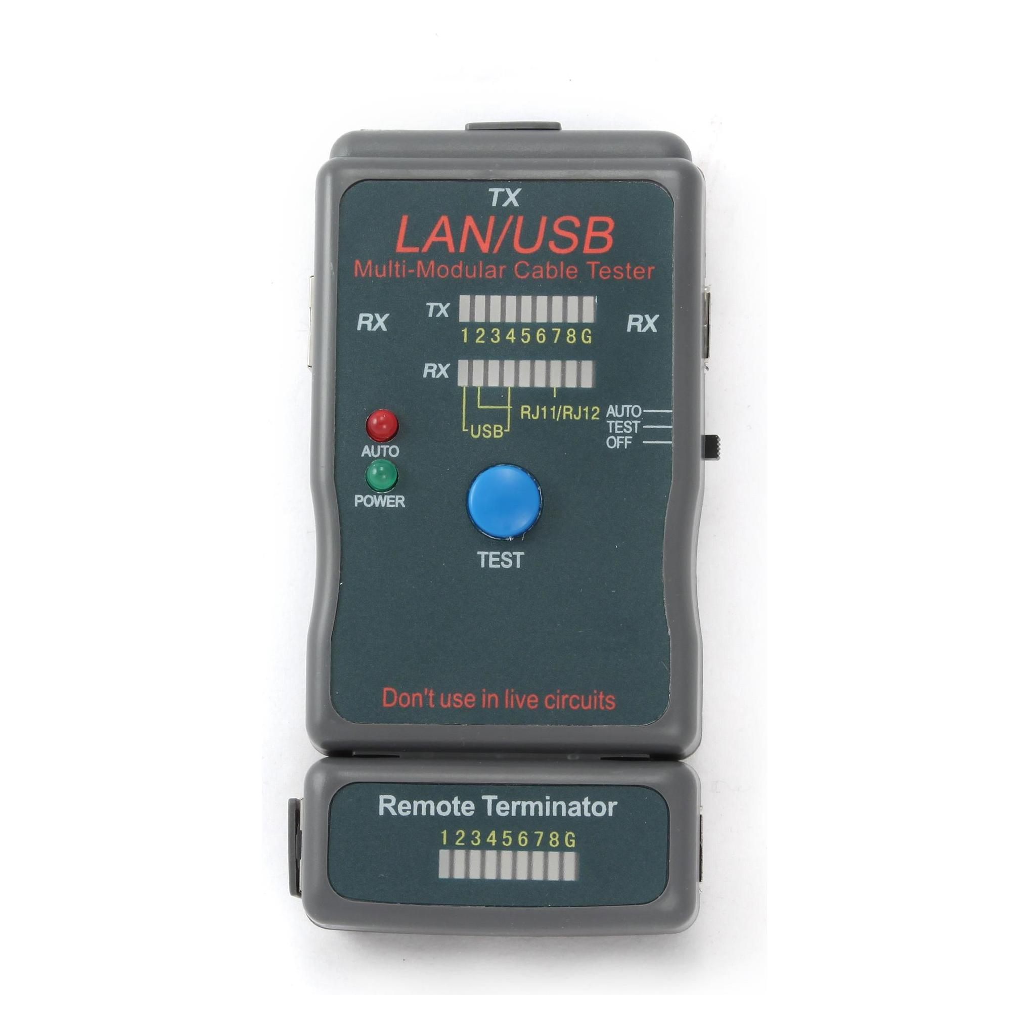 Gembird Cablexpert NCT-2 Netzwerkkabel-Tester (Kabeltester) (NCT-2)