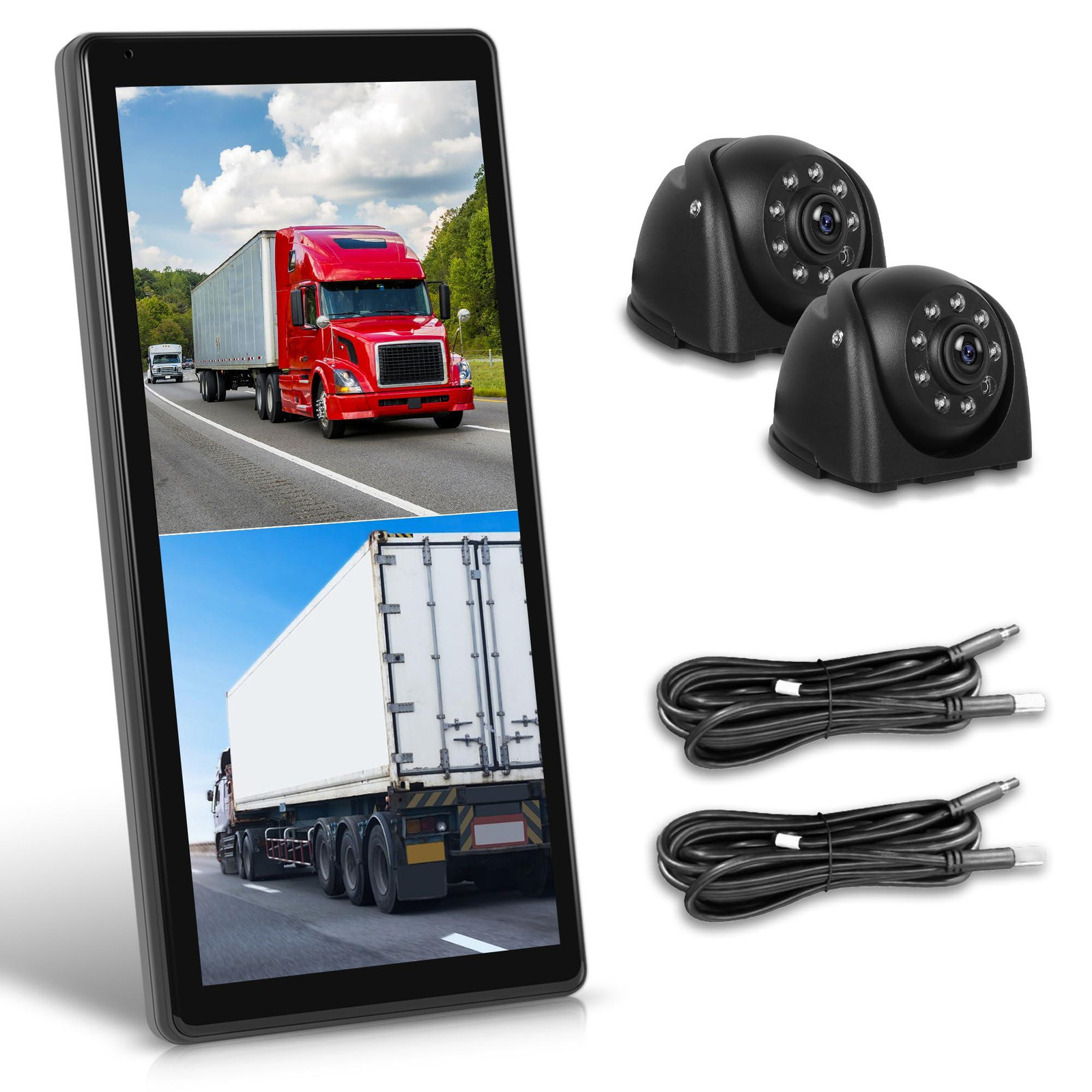Selius Spiegel-dashcam met 10,36 Inch Touchscreen en 2 Achteruitrijcamera's