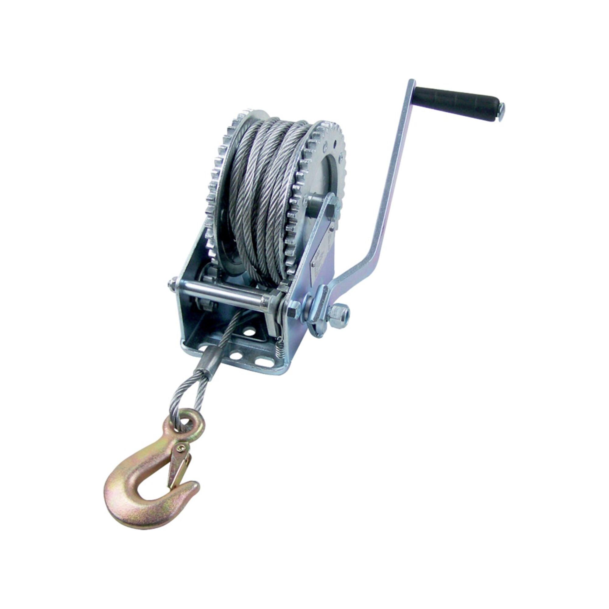 Handwinde universal 800kg,inkl. 10m Drahtseil ; MaKeDO (30008)