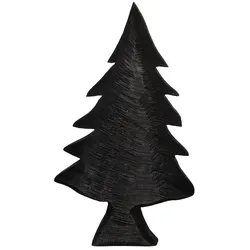 Dekobaum Tanne aus Holz 35 cm Nero