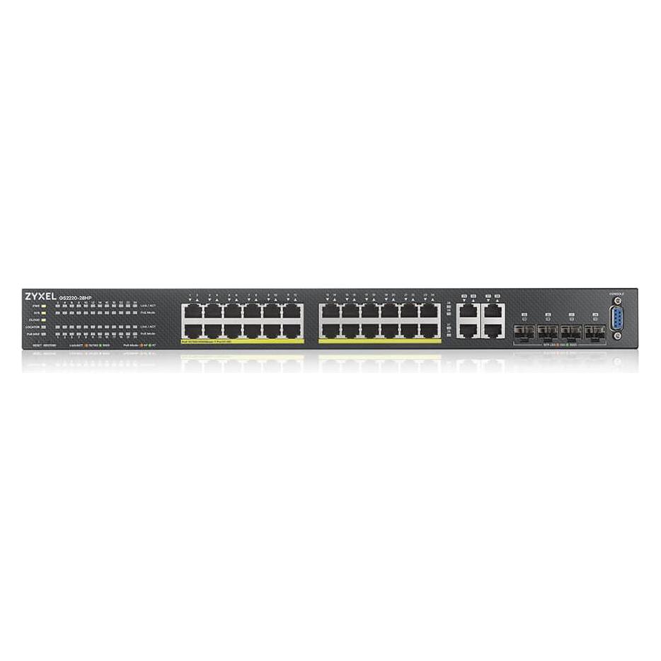 Zyxel GS2220-28HP 24-PORT GBE L2 POE (24 Ports) (GS2220-28HP-GB0101F)