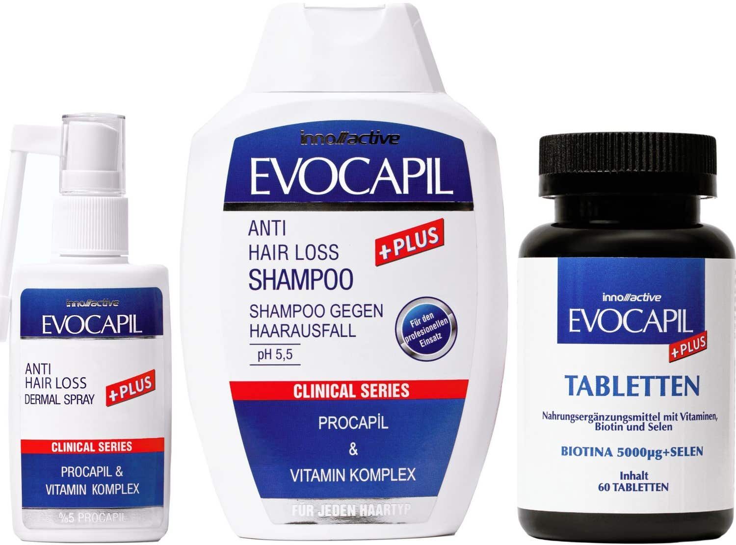 Evocapil Plus Anticaída Tratamiento Natural 3 uds