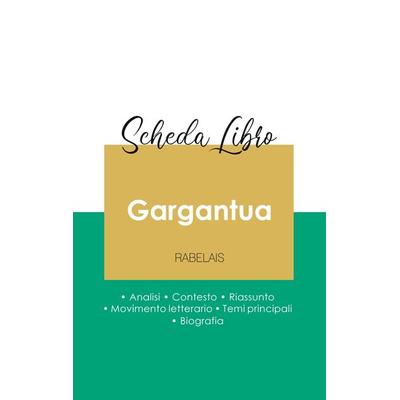 Scheda libro Gargantua di Rabelais (analisi letteraria di riferimento e riassunto completo), Taschenbuch von Francois Rabelais, Paideia Educazione,