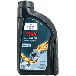 Fuchs Titan SuperSyn Longlife 0W-40 5 ct