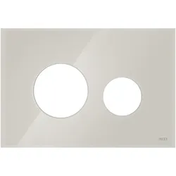 Tece loop Blende für WC-Betätigungsplatte Glas lichtbeige glänzend, 9240617 9240617