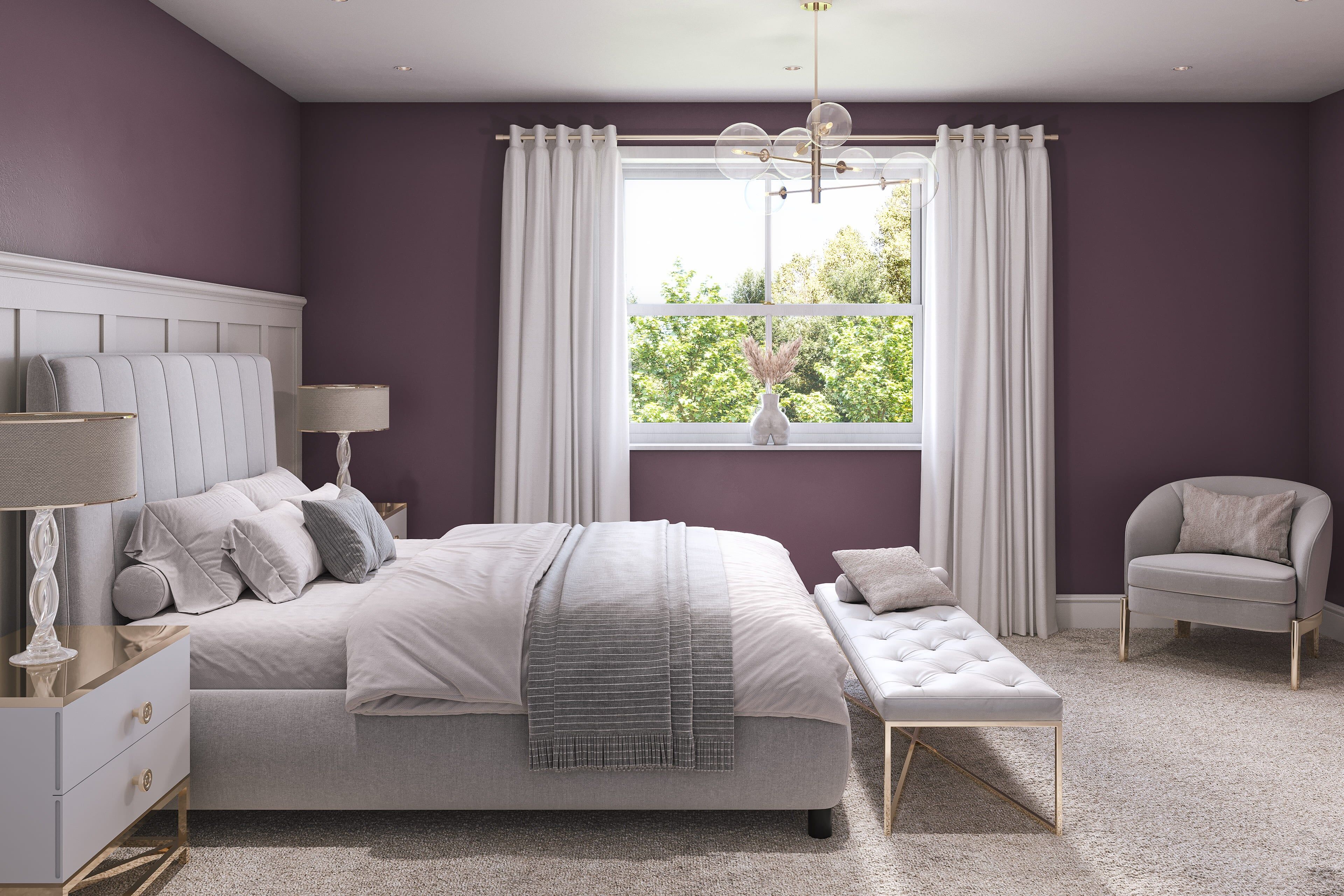 Hemway Peel and Stick Sample - Interior Paint - Aubergine