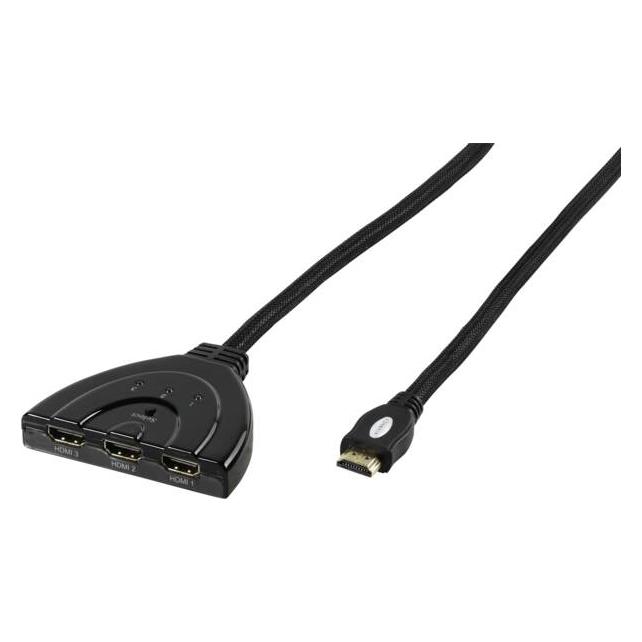 Vivanco Automatischer 3 auf 1 HDMI Umschalter (VVVHDMISWITCH31)