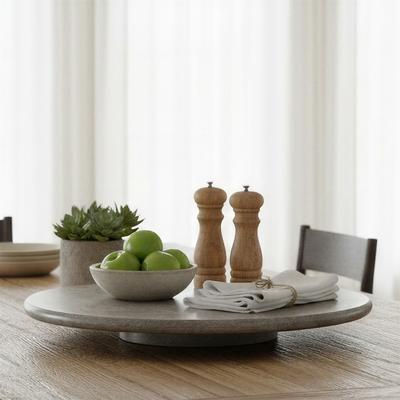 Storied Home Marble Lazy Susan