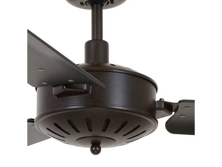 Beacon Lighting Deckenventilator Airfusion Carolina, schwarz, leise Carolina, schwarz, für Wohn- / Esszimmer, Kunststoff, Modern