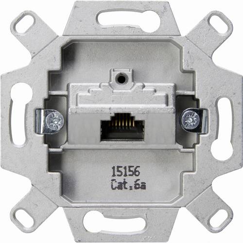 Kopp 1 Stück Einsatz Netzwerkdose, UAE-/IAE-/ISDN-Steckdose Aluminium 114401007 1St.