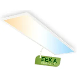 Briloner, Deckenleuchte, PIATTO A CCT ultraeffizientes IP20 LED Panel - Weiss (2860 lm)
