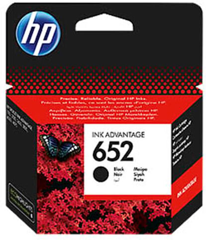 HP 652 tinteiro preto ( F6V25AE)