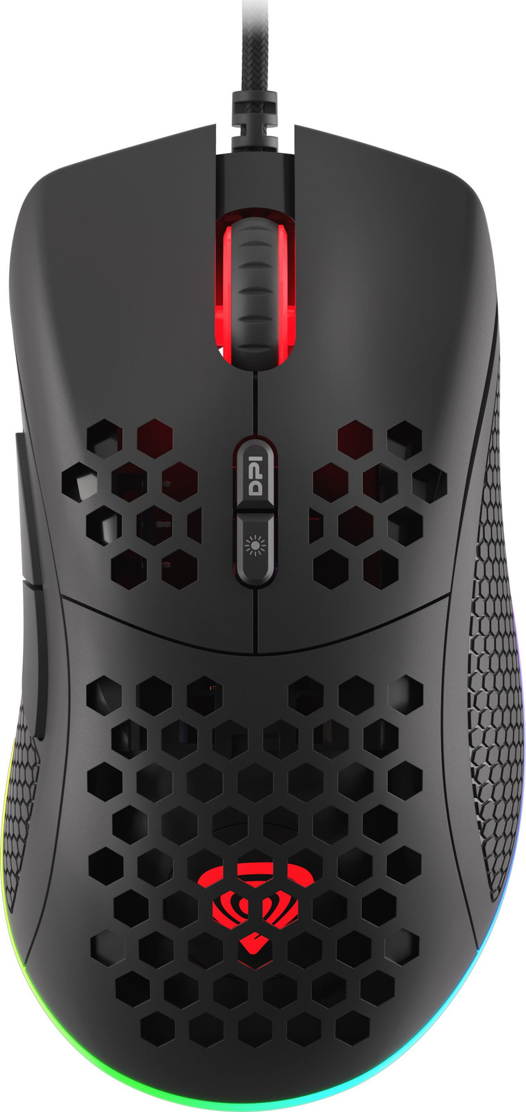Genesis NMG-1839 Krypton 555 RGB Gaming Maus, zwart, bedraad