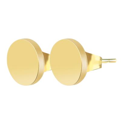 Paar Ohrstecker ADELIA´S "Ohrringe – Ohrstecker aus Edelstahl", Damen, Gr. Damen, Edelstahl, gold, Ohrringe, Ideal als Geschenk zum einfach so