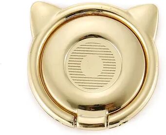 Modern Mode Marketplace Cute Cat Phone Ring Stand Magnetic Rotating Grip gold