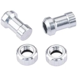 Stan's NoTubes Ventilkappe Tubeless Valve Color Kit silber