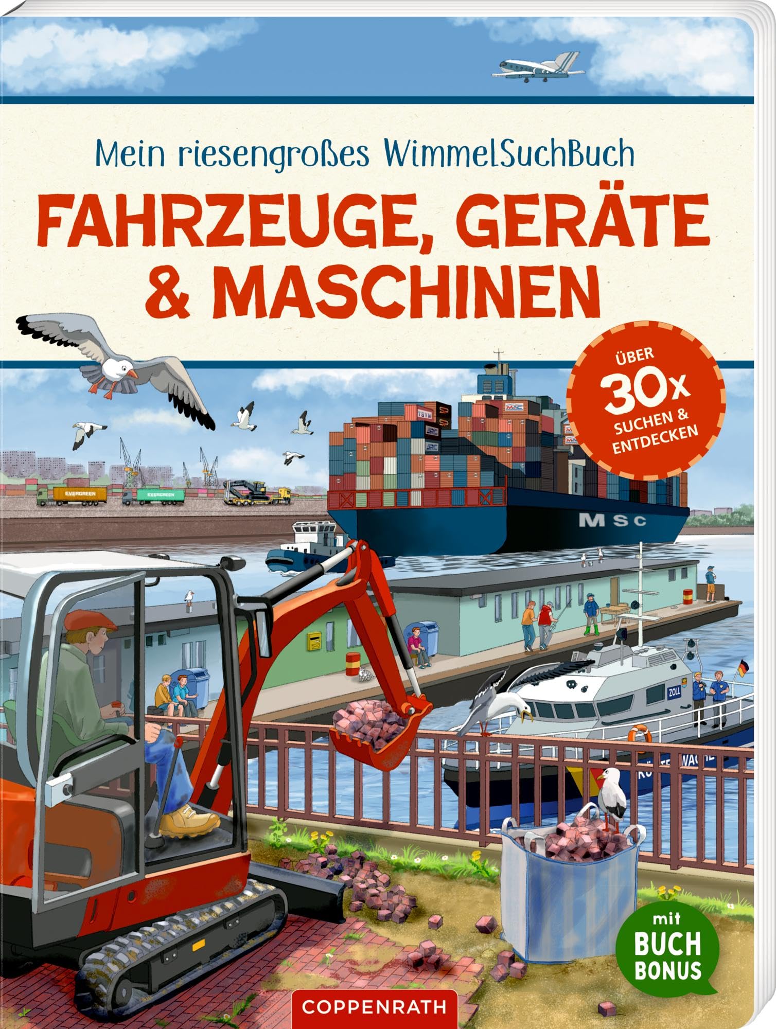 Mein riesengroßes WimmelSuchBuch: Fahrzeuge, Geräte & Maschinen: Über 30 x suchen und entdecken: hochwertiges Sachbilderbuch über Fahrzeuge und ihre Einsatzgebiete, ab 2 Jahre - Preis vom 30.09.2026 09:01:18 h
