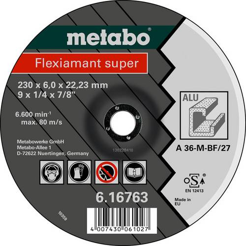 Metabo 616749000 Schruppscheibe gekröpft Bohrungs-Ø 22.23mm 25St.