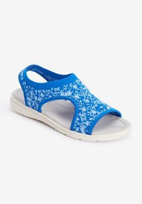 Women's The Serafina Sandal by Comfortview in Blue Multi (Size 9 M)