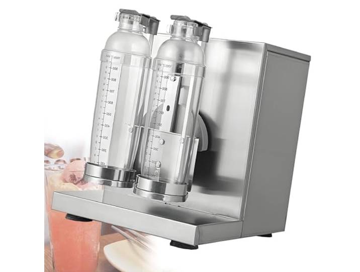 OzcNykt Kommerzielle Elektrische Bubble Tea Shaker-Maschine, Einstellbarer Shake-Mixer, FüR Bubble Tea, Boba Tea, Saft, Kaffee, Milch, Wein