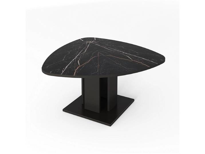 CIANN Tisch LISON 140x140x74cm schwarz