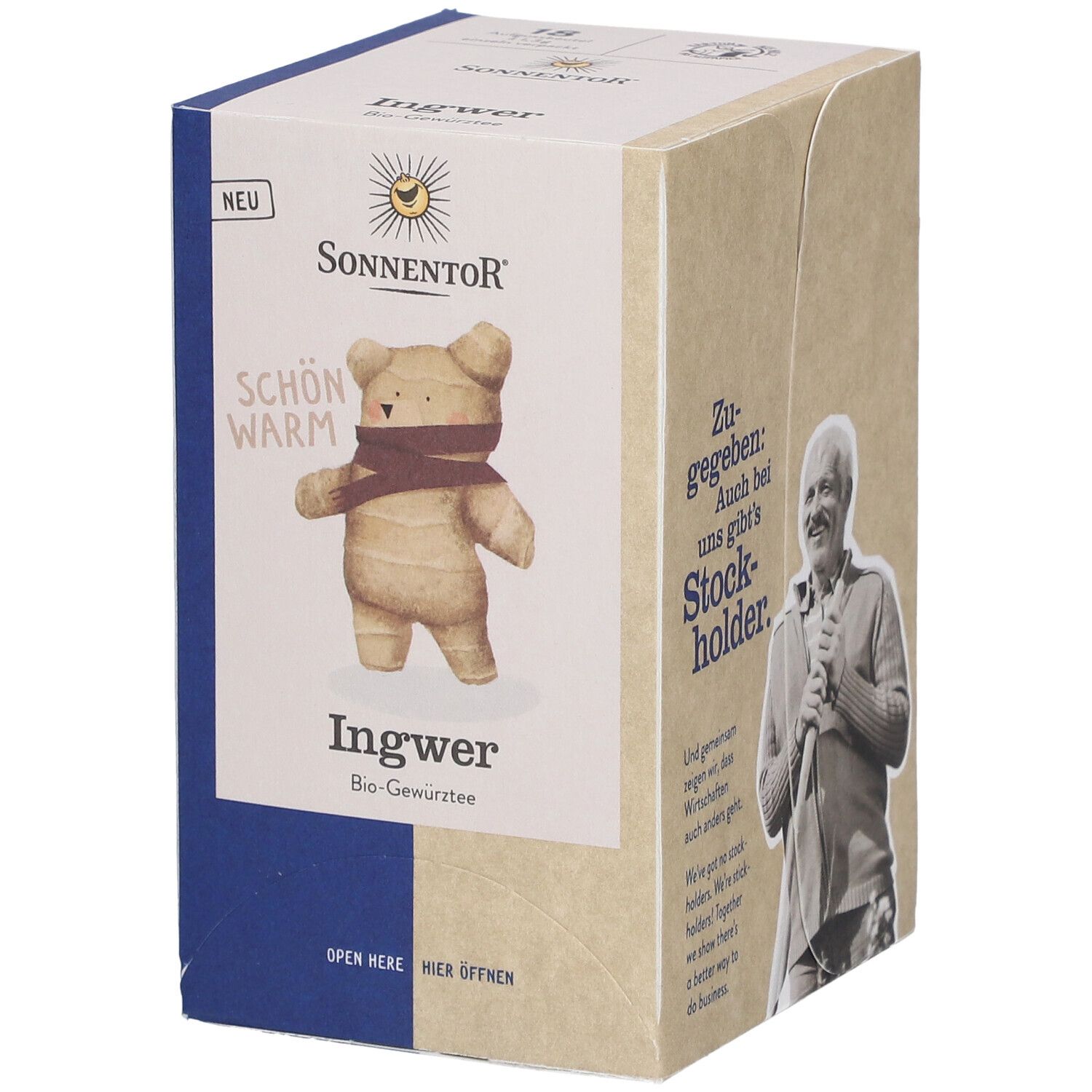 Sonnentor TEE Ingwer Bio 18 St Filterbeutel