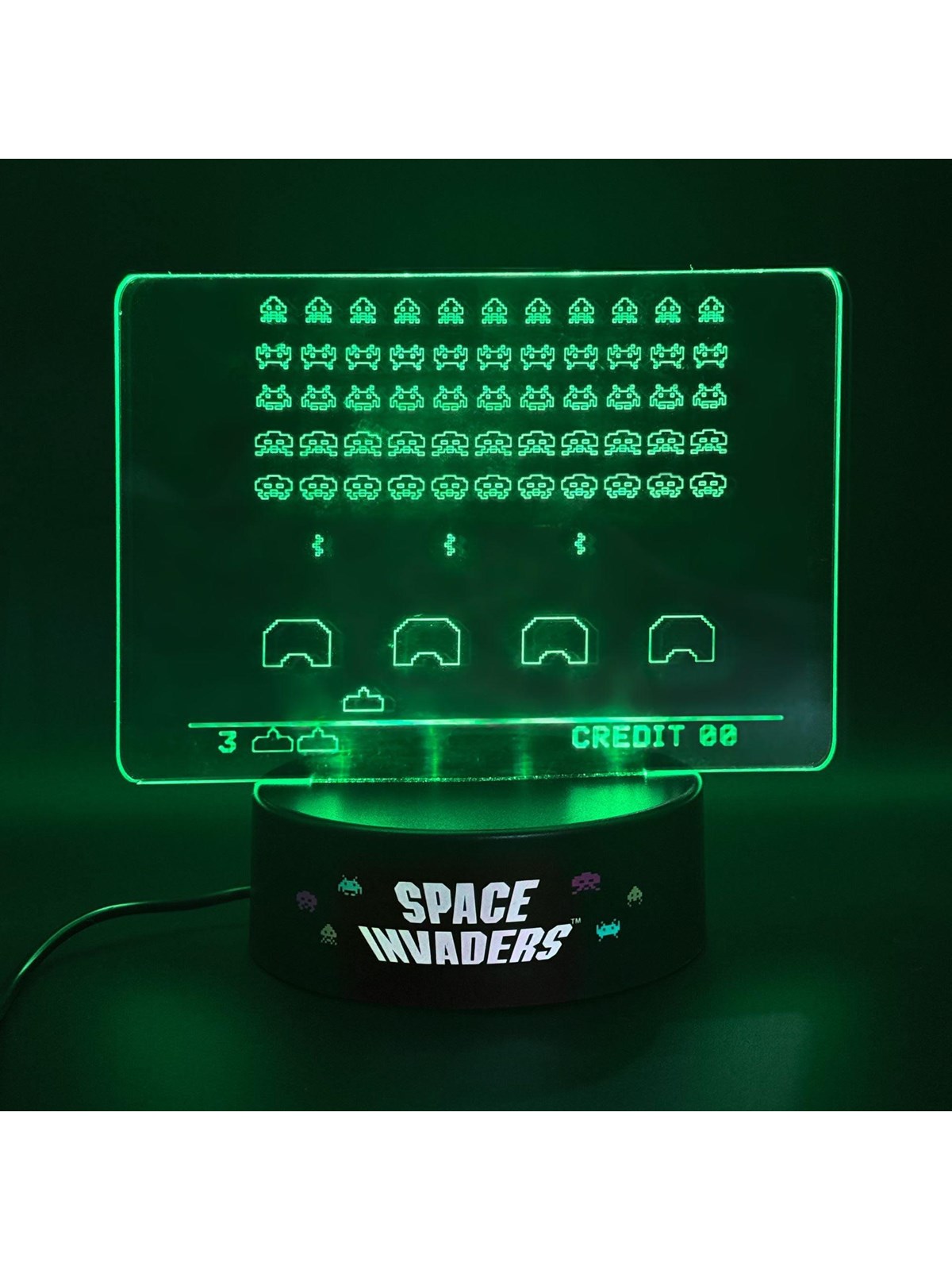 Mad Monkey - Space Invaders - Acrylic - Lampe