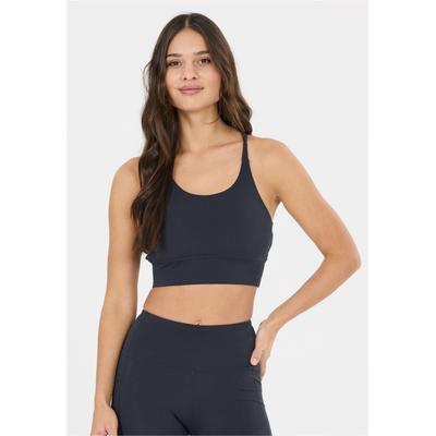 Sport-BH ATHLECIA "Elli V2", Damen, Gr. S, blau, 80% Polyester, 20% Elasthan, unifarben, BHs Sport-BH, mit Quick Dry-Funktion