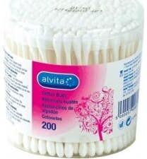 Alvita Batonnet Ouate 200 uds