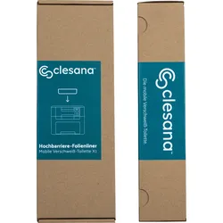 Clesana X1 Hochbarriere-Folienliner für mobile Verschweißtoilette geruchsdicht