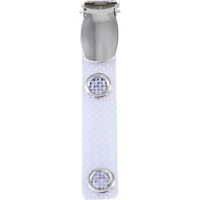 Soennecken Ersatzclip Namensschild 5523 Metall/Gewebe 25 Stück