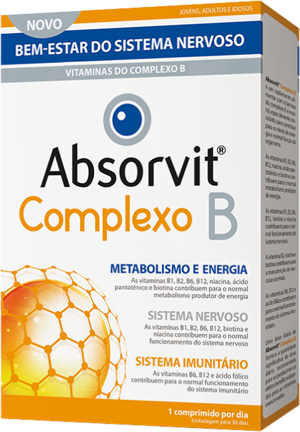 Absorvit Complexo B 30 comprimidos