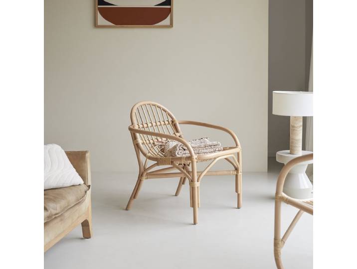 Sessel aus Rattan Vintage Rattan - Natur - Rattan