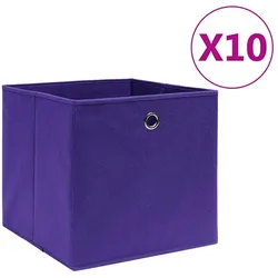 vidaXL Dasenin (10 Stück) (Platten), CD- & Schallplatten Aufbewahrung, Violett