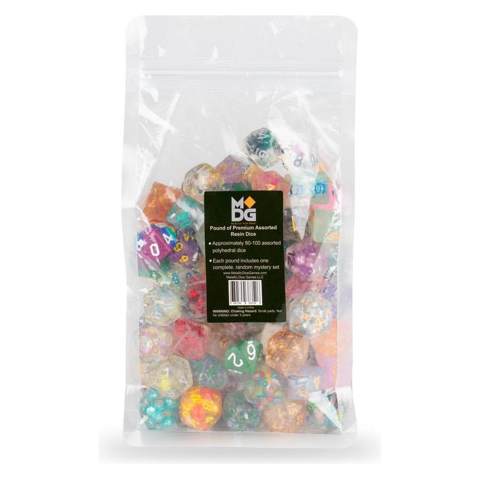 Dungeons & Dragons Pound of Assorted Prem. Resin Dice (FNRL101)