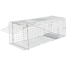 vidaXL Lebendfalle Verzinkt 80 cm