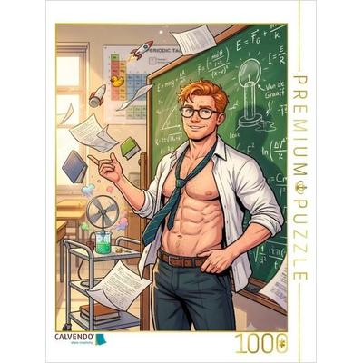 CALVENDO Puzzle Der Lehrer an der Abendschule | 1000 Teile Lege-Größe 64x48cm Foto-Puzzle für glückliche Stunden, von , Calvendo Puzzle