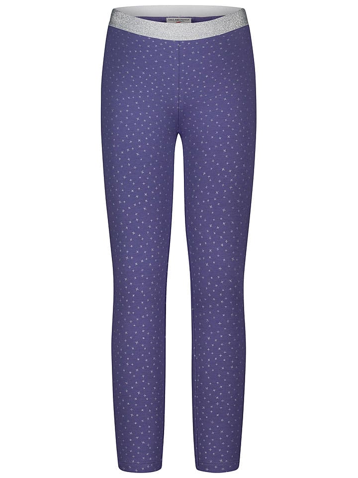 Salt and Pepper Leggings in Flieder - 104