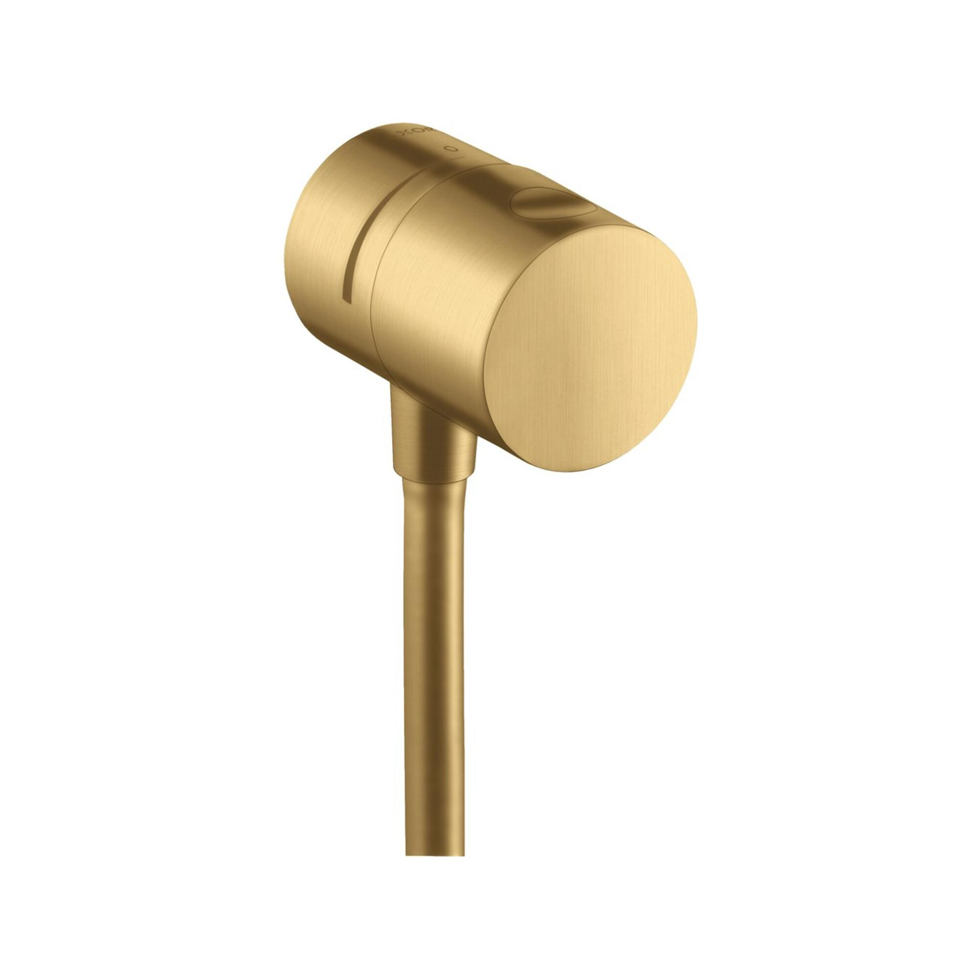 hansgrohe Absperrventil Fixfit Stop AP, brushed gold optic (38882250)