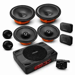 Alfa Romeo GT Lautsprecher-Set und Bass mit Fernbedienung