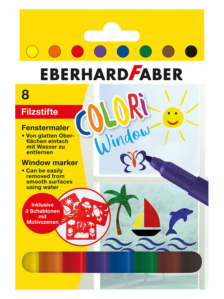 Faber-Castell Fenstermaler - 8 Stück - onesize