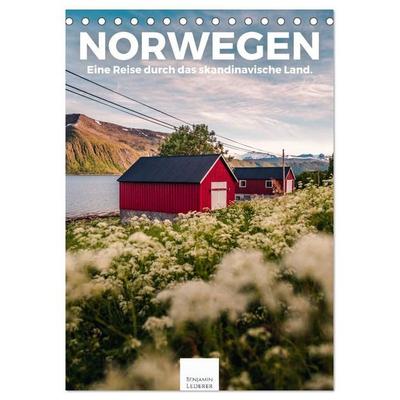 Norwegen - Eine Reise durch das skandinavische Land. (Tischkalender 2027 DIN A5 hoch), CALVENDO Monatskalender