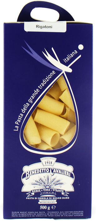 Pasta Benedetto Cavalieri  Rigatoni Gr 500