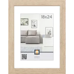 Intertrading Bilderrahmen Livorno 21 x 27 cm Kunststoff Grau