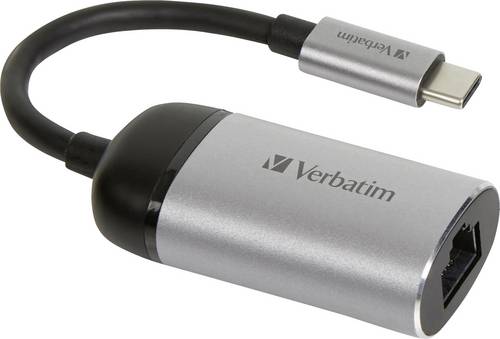 Verbatim USB-C Adapter [1x USB-C Stecker - 1x RJ45-Buchse] 49146 0.10 m