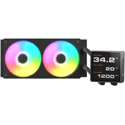 COUGAR CPU Wasserkühlung Poseidon Vistek Pro 240, ARGB, Schwarz